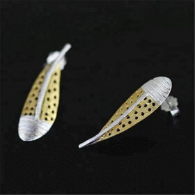 Original-Handmade-Silver-Vintage-Leaf-cuff-earring (1)91
